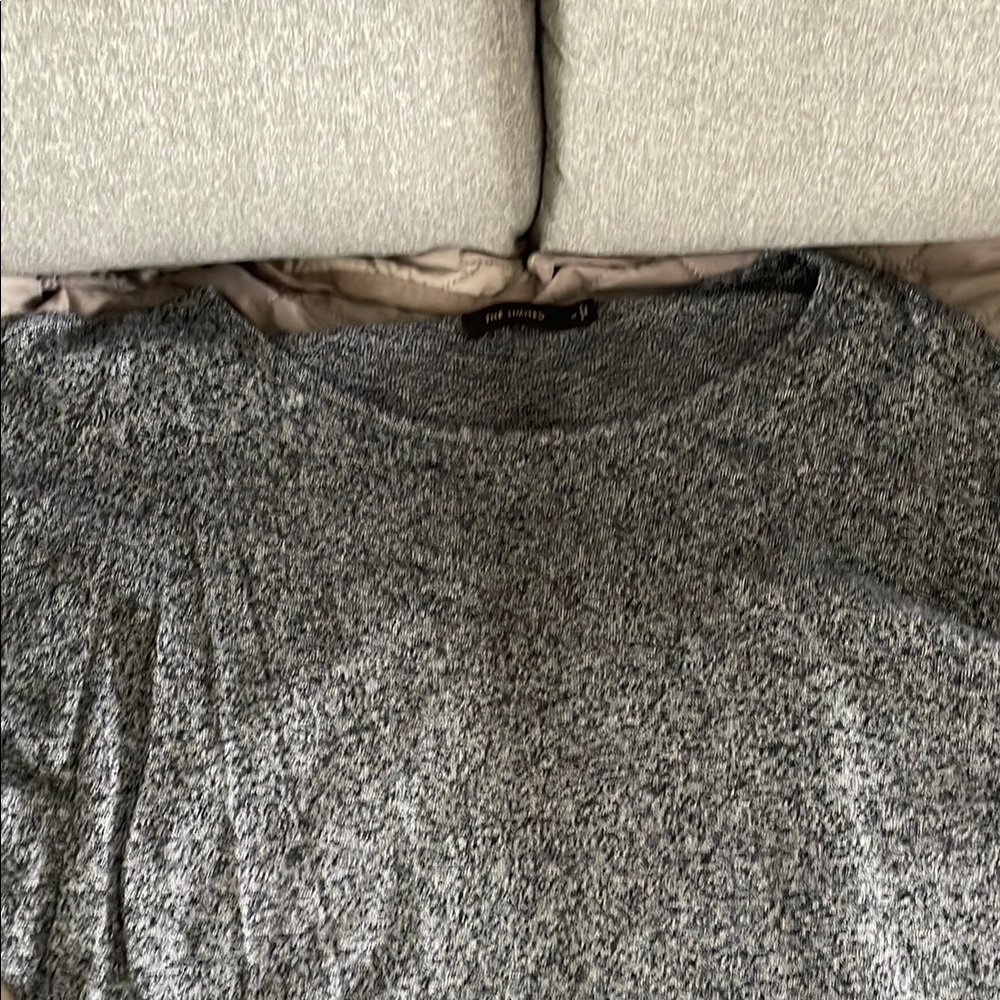 The Limited Charcoal Knit Top